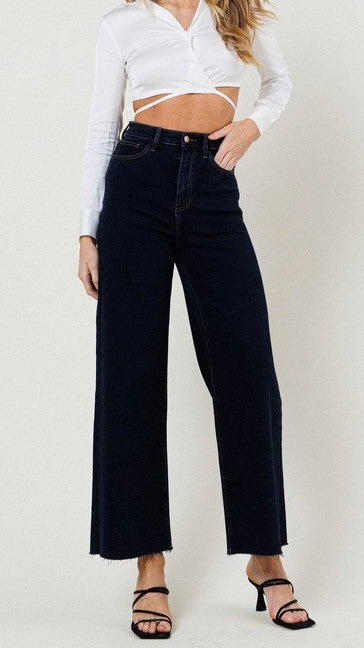 SUNSIOM Women's High Waist Pants, Hollow Out Solid Color Jeans Trousers