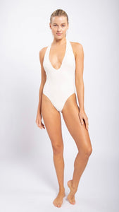 Giraffe Jacquard One Piece- Natural